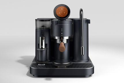 Meraki Espresso Machine in Black and White