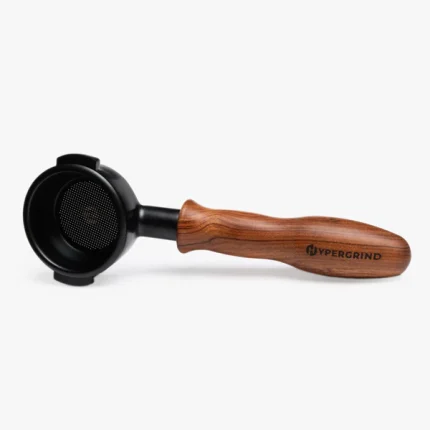 E61 58mm Bottomless Portafilter (Black/Rosewood)